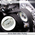 Drive Belt Idler Pulley for Audi A4 (2007–2017) No. 06H903341D Black