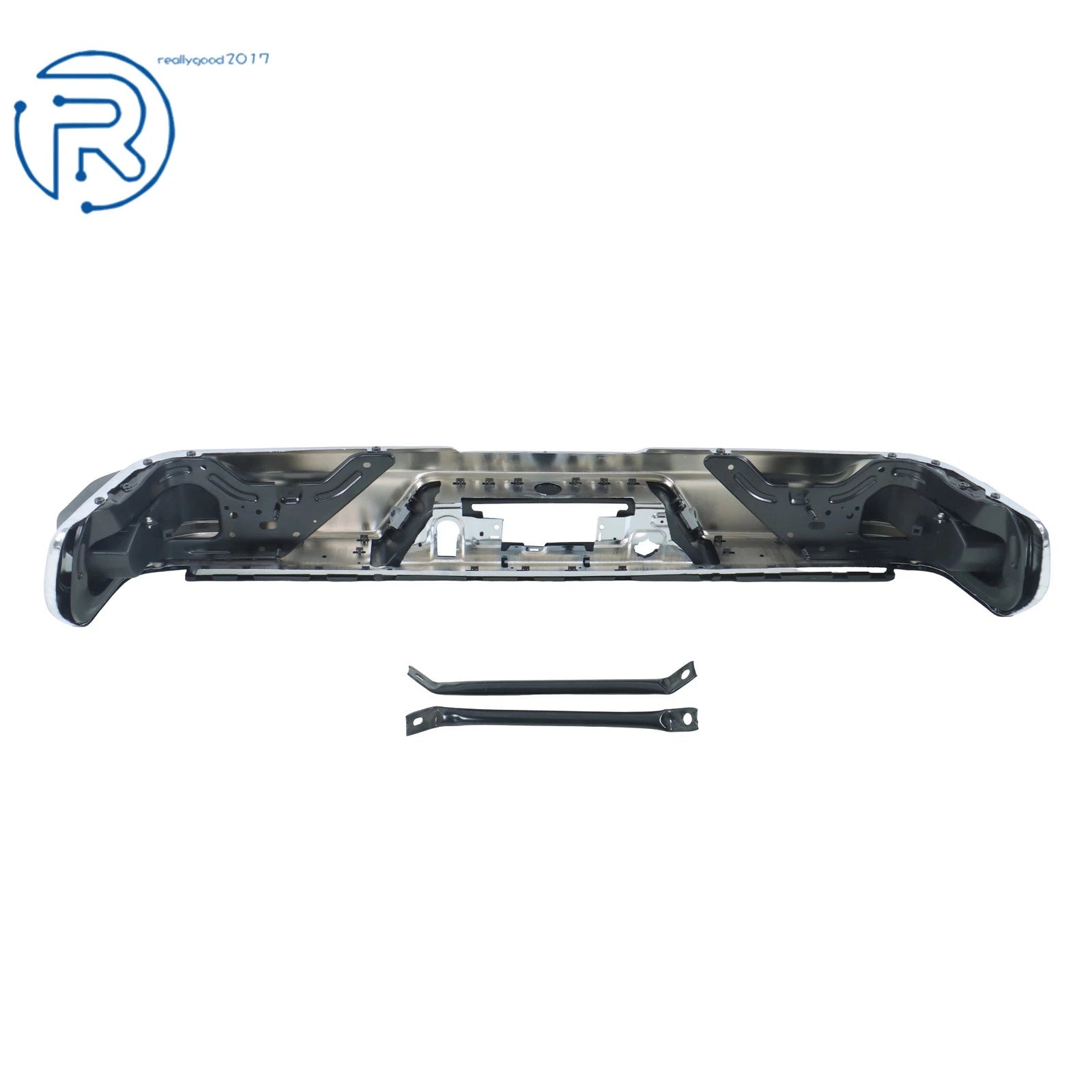 Rear Bumper Assembly Steel Chrome for Silverado Sierra 2500 3500 (2020-2025)