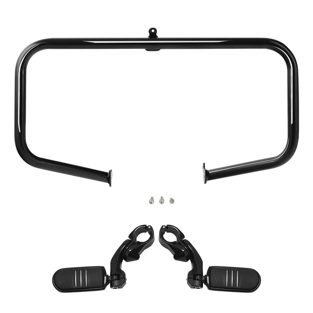 Engine Guard Crash Bar Foot Pegs for Harley Road Glide (2009–2024)