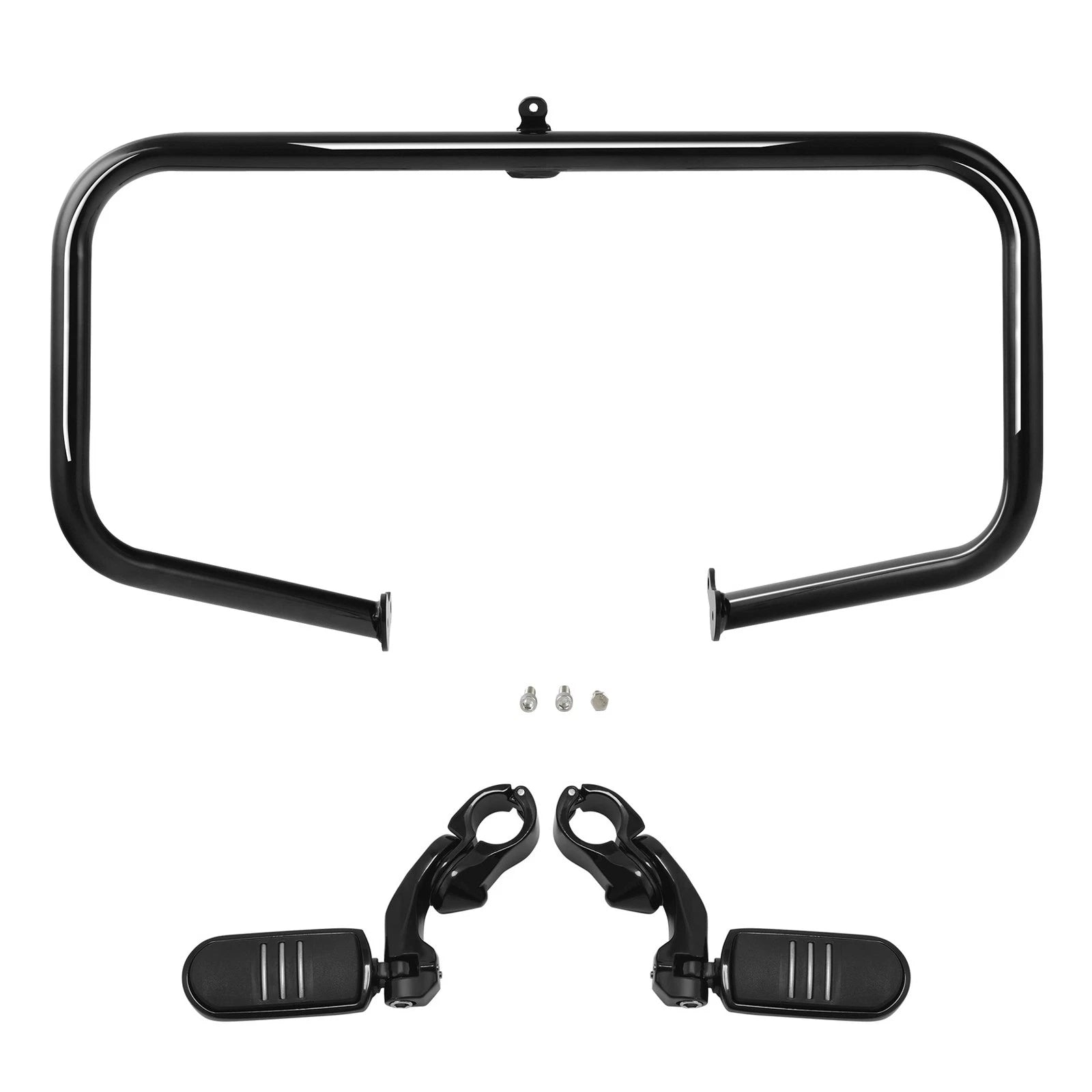 Engine Guard Crash Bar Foot Pegs for Harley Road Glide (2009–2024)