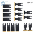 16Pcs Titanium Oscillating Saw Blades for Multitools