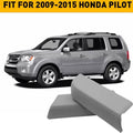 Set of 2 Rear Back Door Panels for Honda Pilot (2009–2015) Leather Armrest Cover Gray