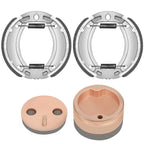 Front Brake Shoes and Rear Brake Pads for Yamaha Blaster 200 (1988–2002)