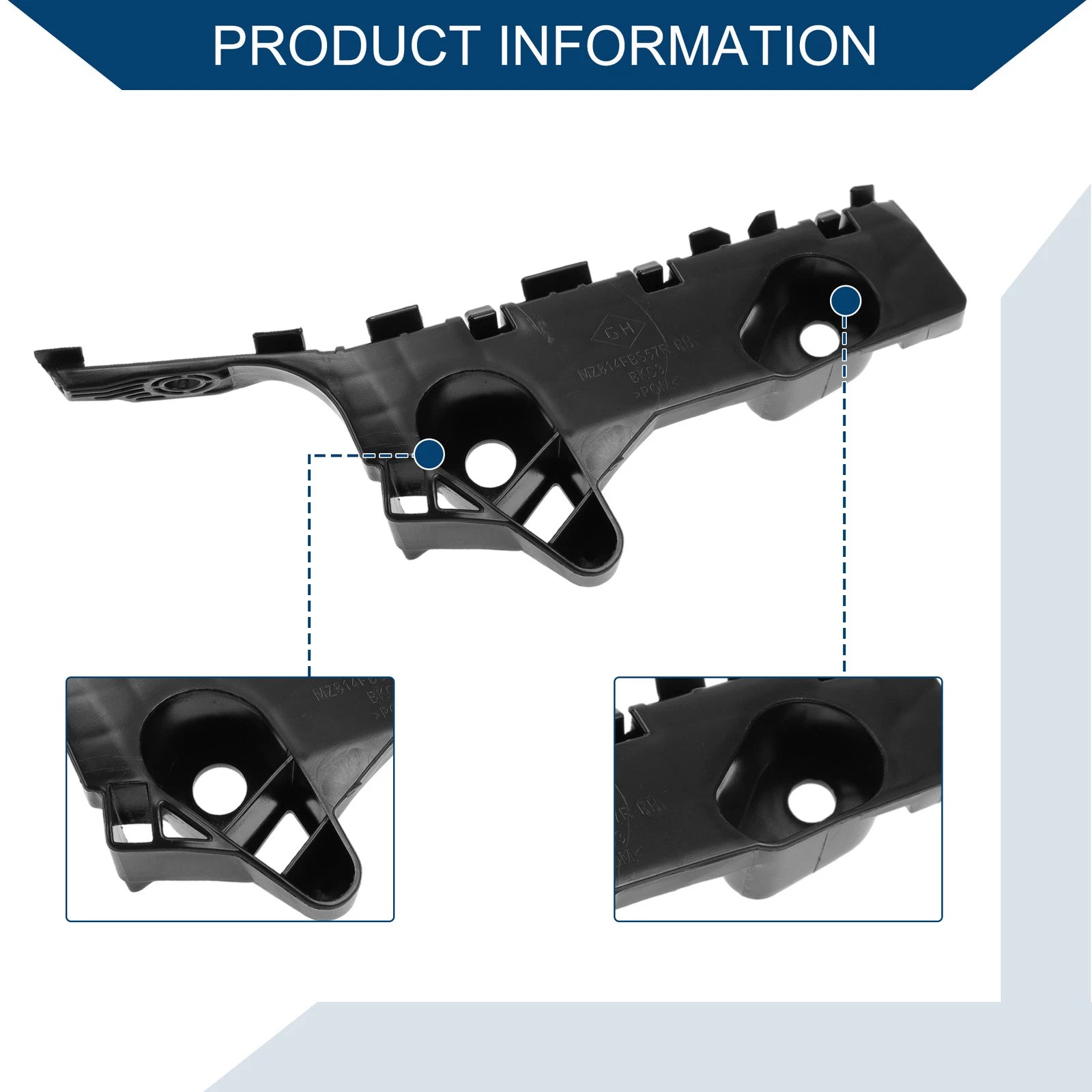 Right Front Bumper Support Bracket No.BHN1500T1F for Mazda 3 (2014–2018)