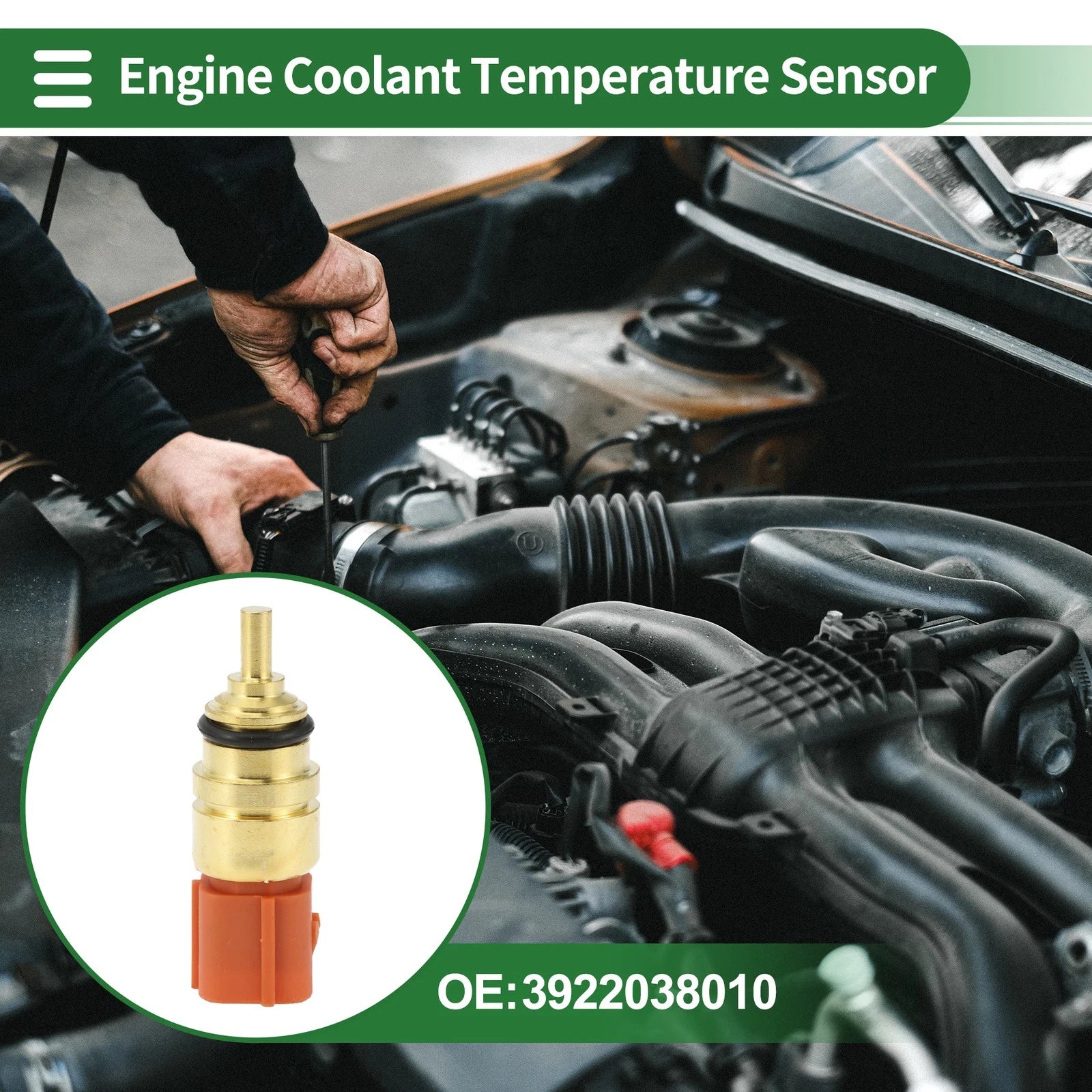 Engine Coolant Temperature Sensor No. 3922038010 for Hyundai Palisade (2024)