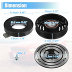Set of 1 AC Compressor Clutch for Ford Mustang 3.8L (1994–2004)
