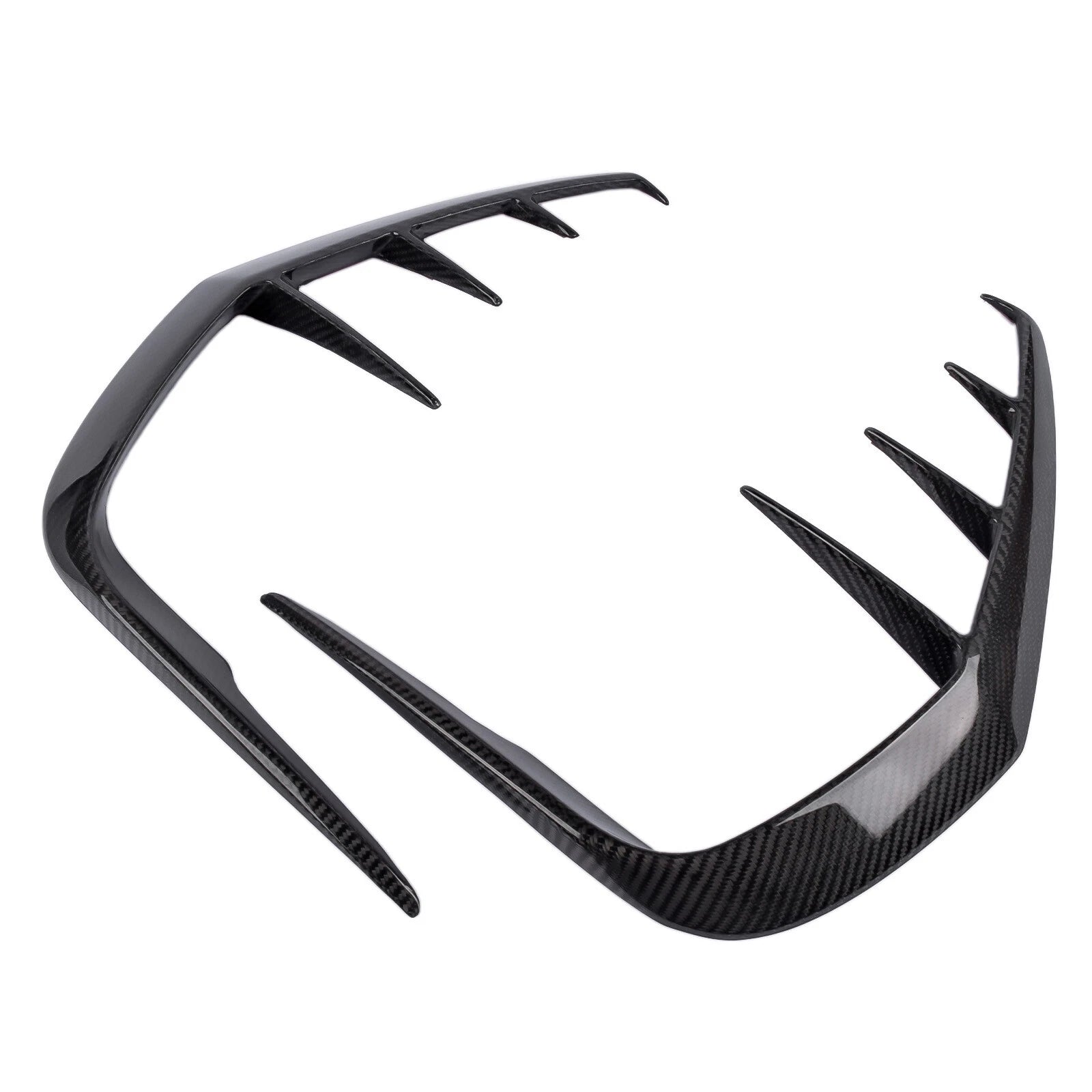 2X Carbon Rear Bumper Splitter Fin for Infiniti Q60 Coupe (2016–2020)