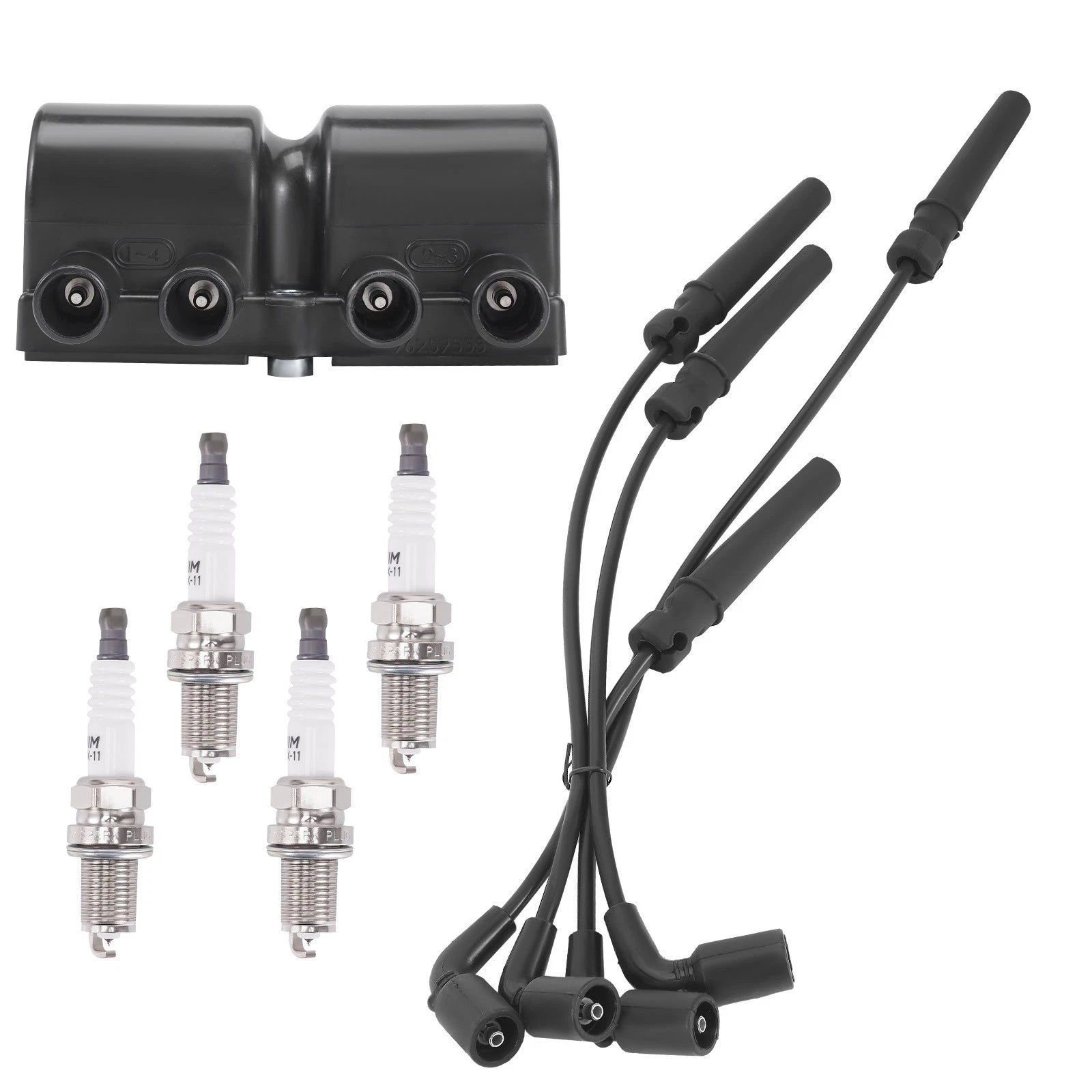Complete Ignition Coil Set for Pontiac Wave Aveo 1.6L I4 (2004–2008)