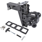 Adjustable Trailer Hitch for 2" Receiver (17000 lbs GTW)