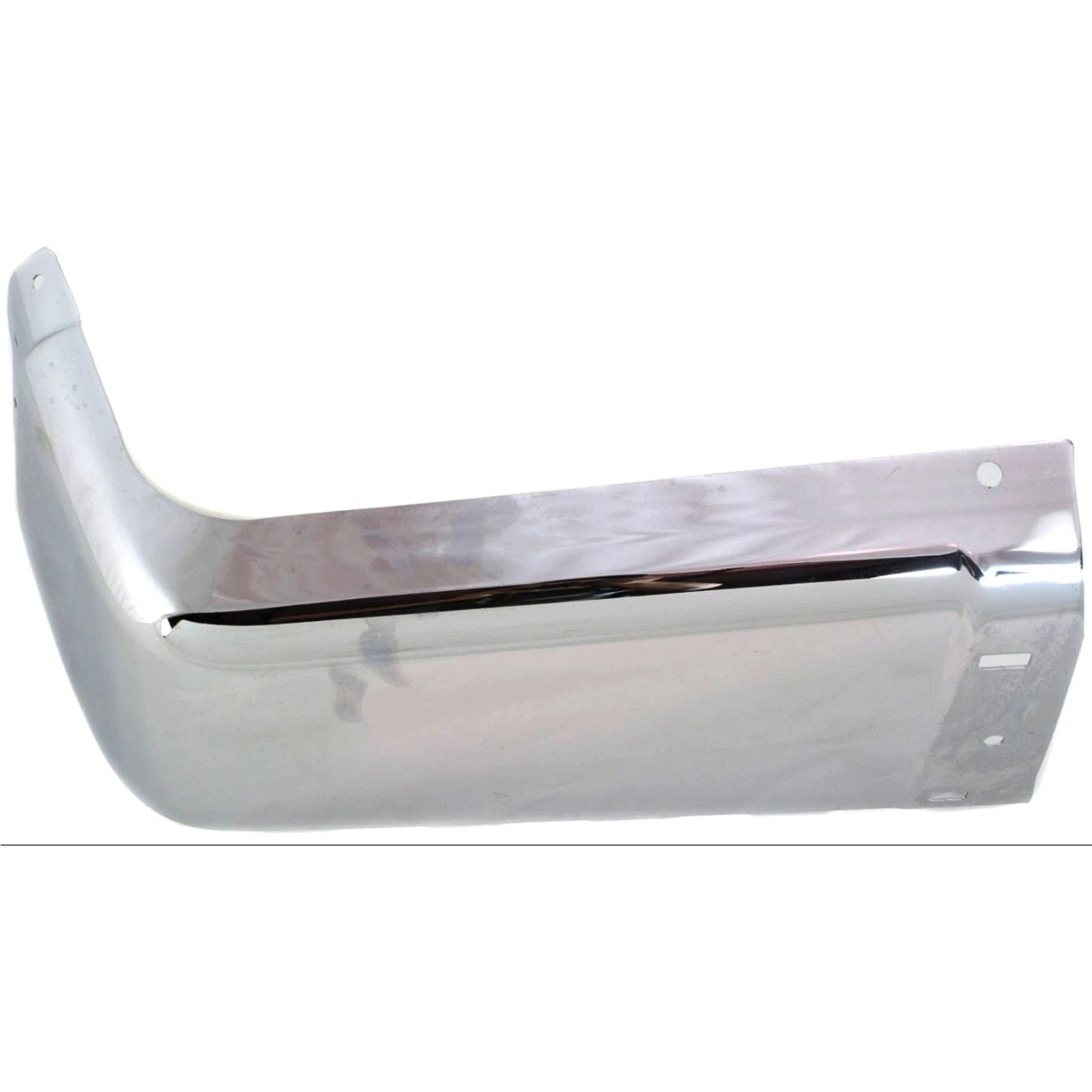 Rear Right Bumper End for Chevrolet Silverado 1500, Sierra 1500 (2007–2013) Chrome
