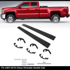 Running Boards for Silverado Double/Extended Cab 2007–2018 6" Step Bars