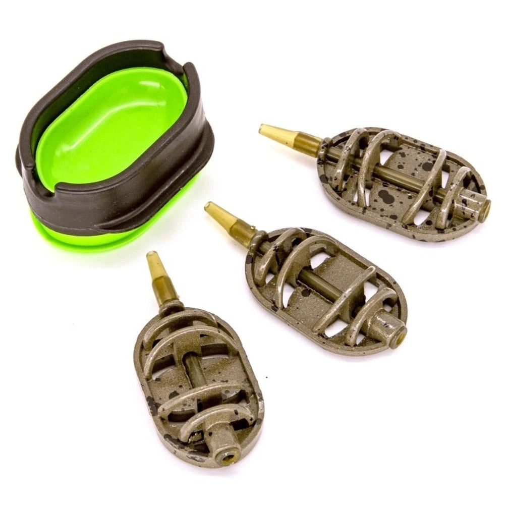 Feeder Bait Cage Holder for Carp Fishing (Zinc Alloy)