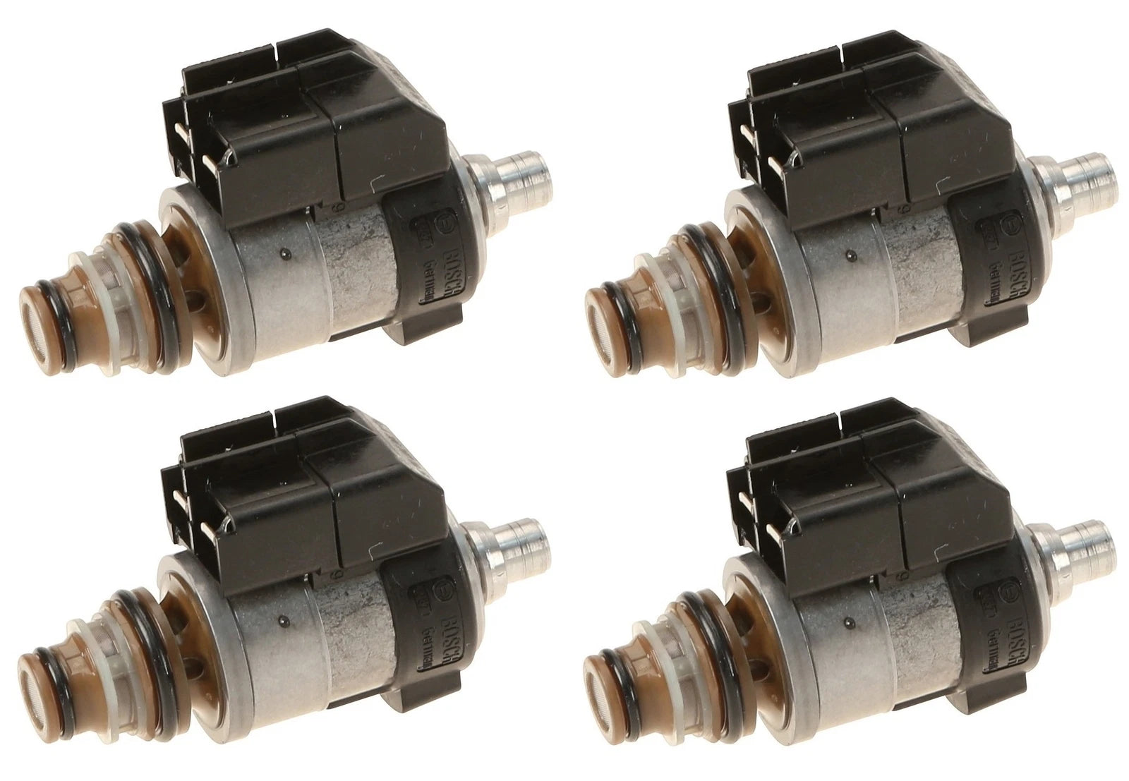 Set of 4 Transmission Solenoid Valves for Mercedes X166 W203 W216 (Bosch)