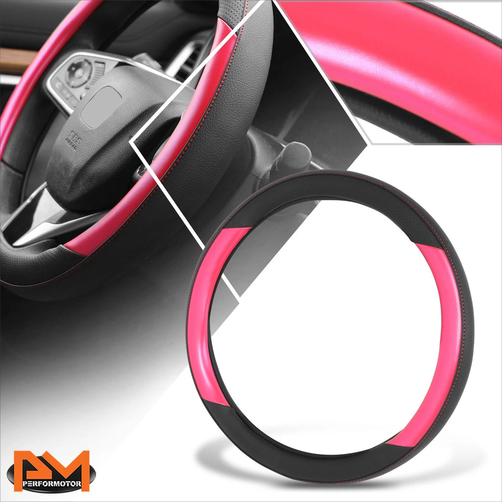Steering Wheel Cover for (14.5-15" DIA, Perforated Leather)