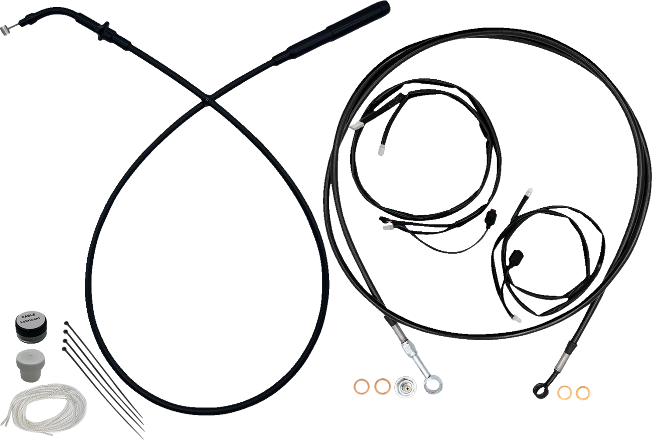 EZ Install Kit for Harley Davidson (16" Handlebars, Upper Clutch)