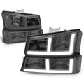 LED DRL Headlights Bumper Lamps for Chevy Silverado/Avalanche (2003–2007)