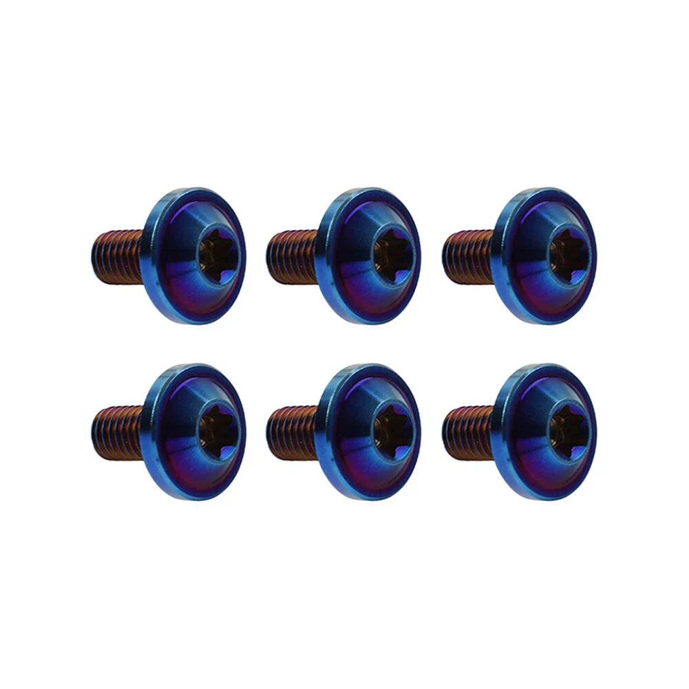 6 x M6x15mm Alloy Torx Head Screws for Bike Motorcycle