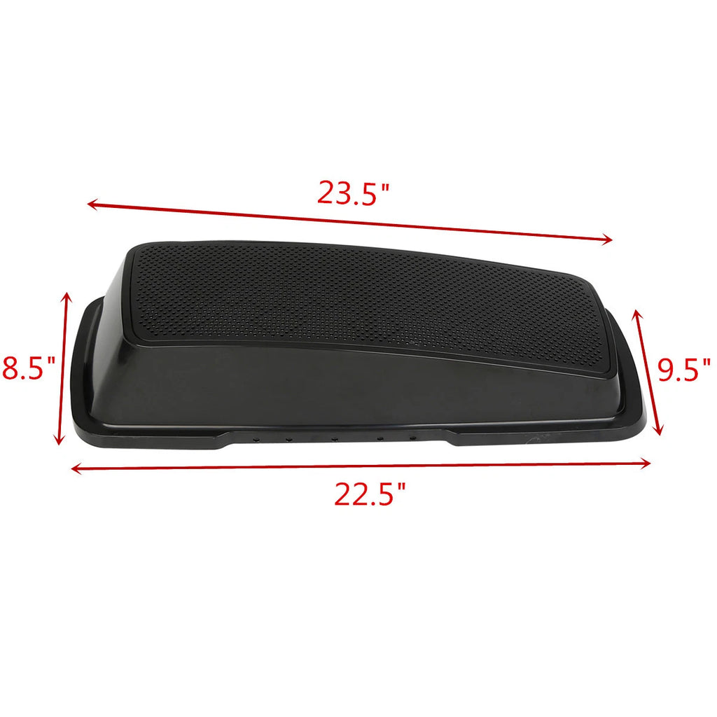 Unpainted Hard Saddlebag Speaker Lids for Harley Touring (1994–2013)