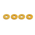 4X Gold Saddlebag Crash Bar Decorative Spacer for Harley Softail Road Glide