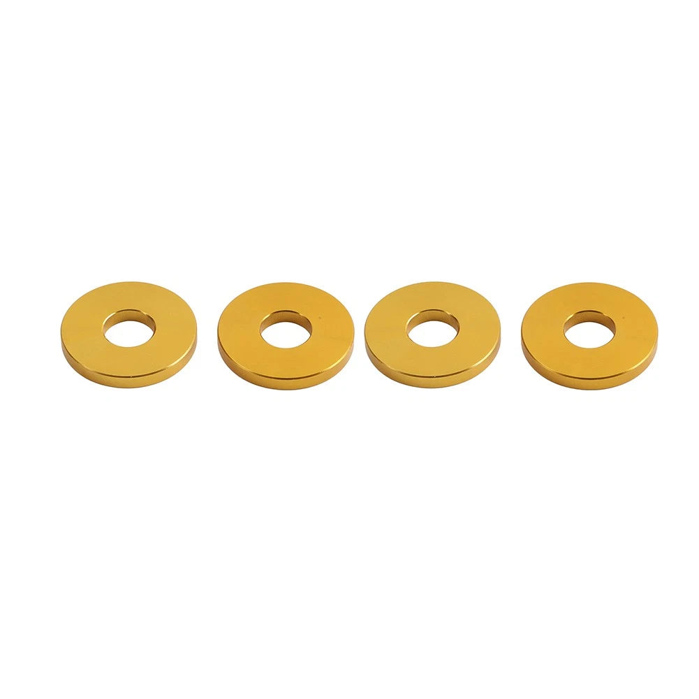 4X Gold Saddlebag Crash Bar Decorative Spacer for Harley Softail Road Glide