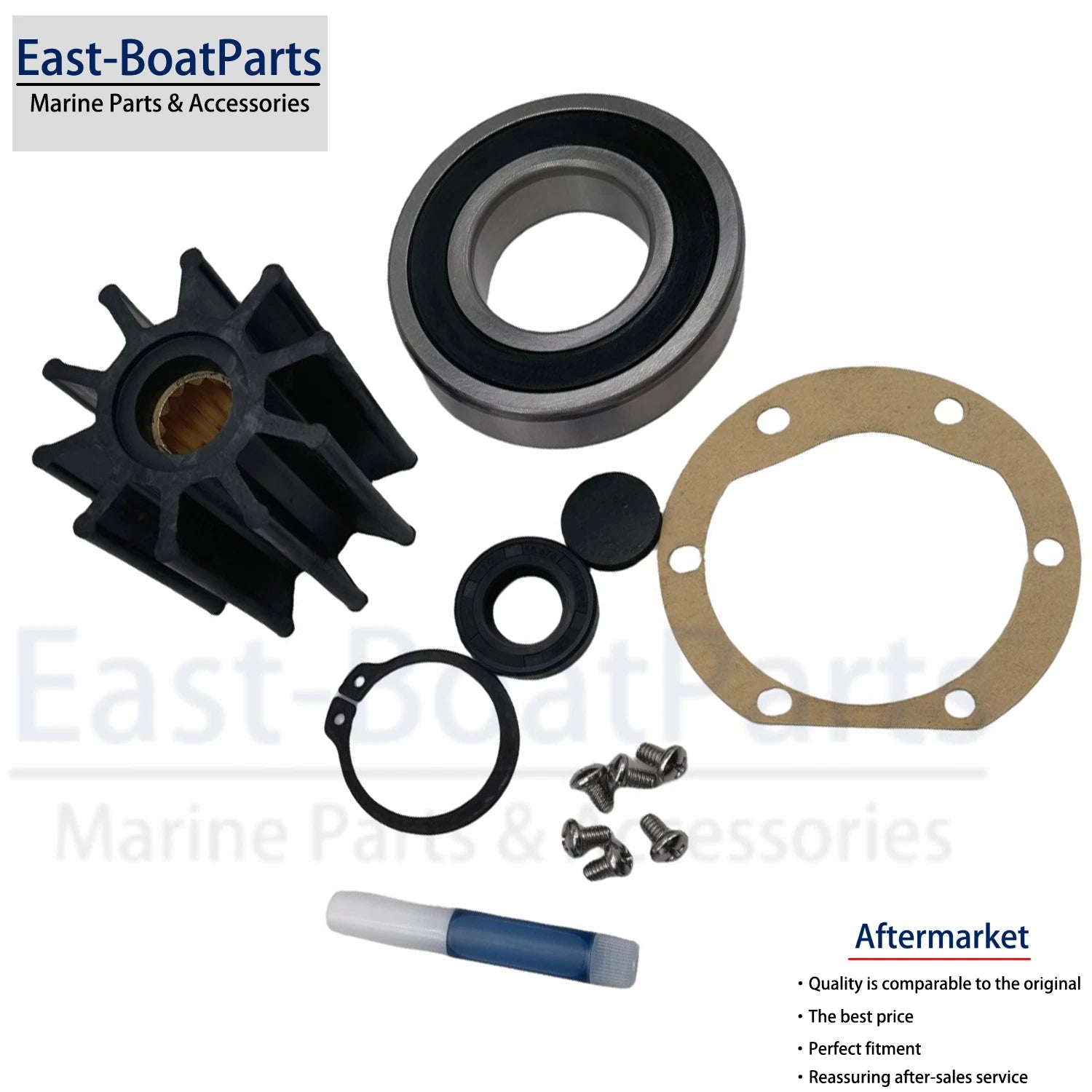 Repair Kit for Volvo Penta Crank Driven Sea Water Pump (855722, 857451, 826456)