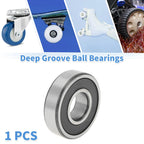 1 Pc 6305DDU Deep Groove Ball Bearing P4 for Scooter Skateboard (25x62x17mm)