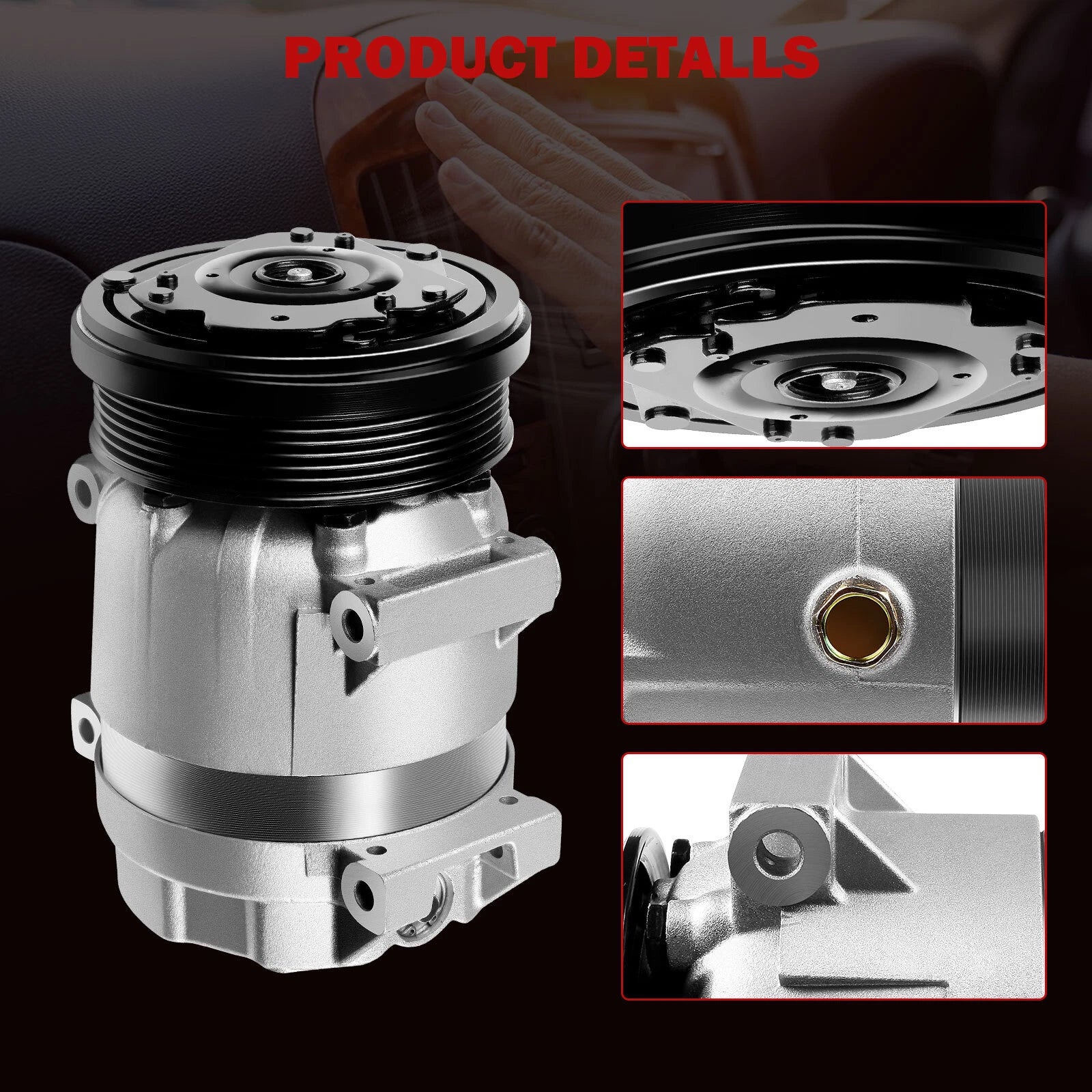 A/C Compressor for Chevy Aveo/Pontiac Wave (2004-2008)