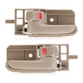 Set of 2 Inside Door Handles for Toyota Corolla (2003–2008) Beige