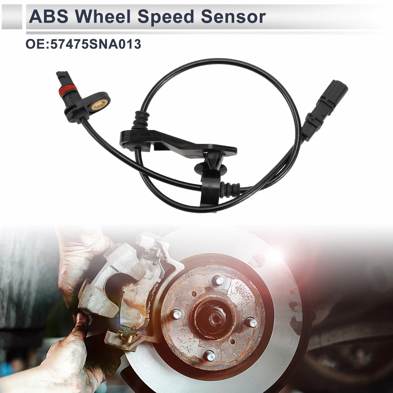 ABS Wheel Speed Sensor No. 57475SNA013 for Honda Civic (2006–2011) Rear Left