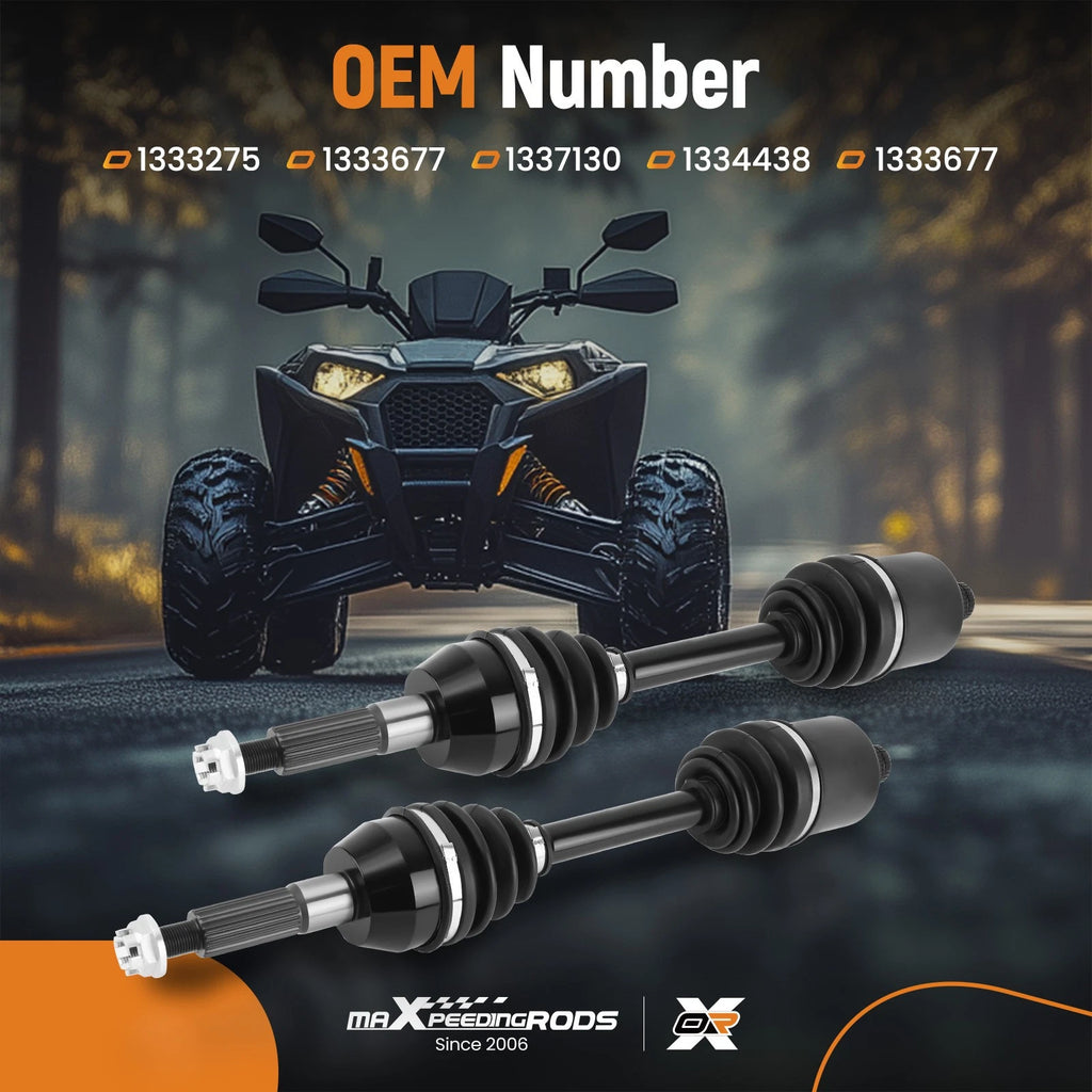 2 Pack Rear CV Axle Drive Shaft for Polaris Sportsman 450 570 (2014–2023)