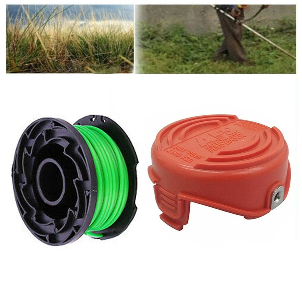 Sustainable Spool Line & Cover Cap for Black and Decker Trimmers