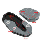 Kickstand Enlarger Pad Side Stand Plate Black for Honda PCX160 (2025)