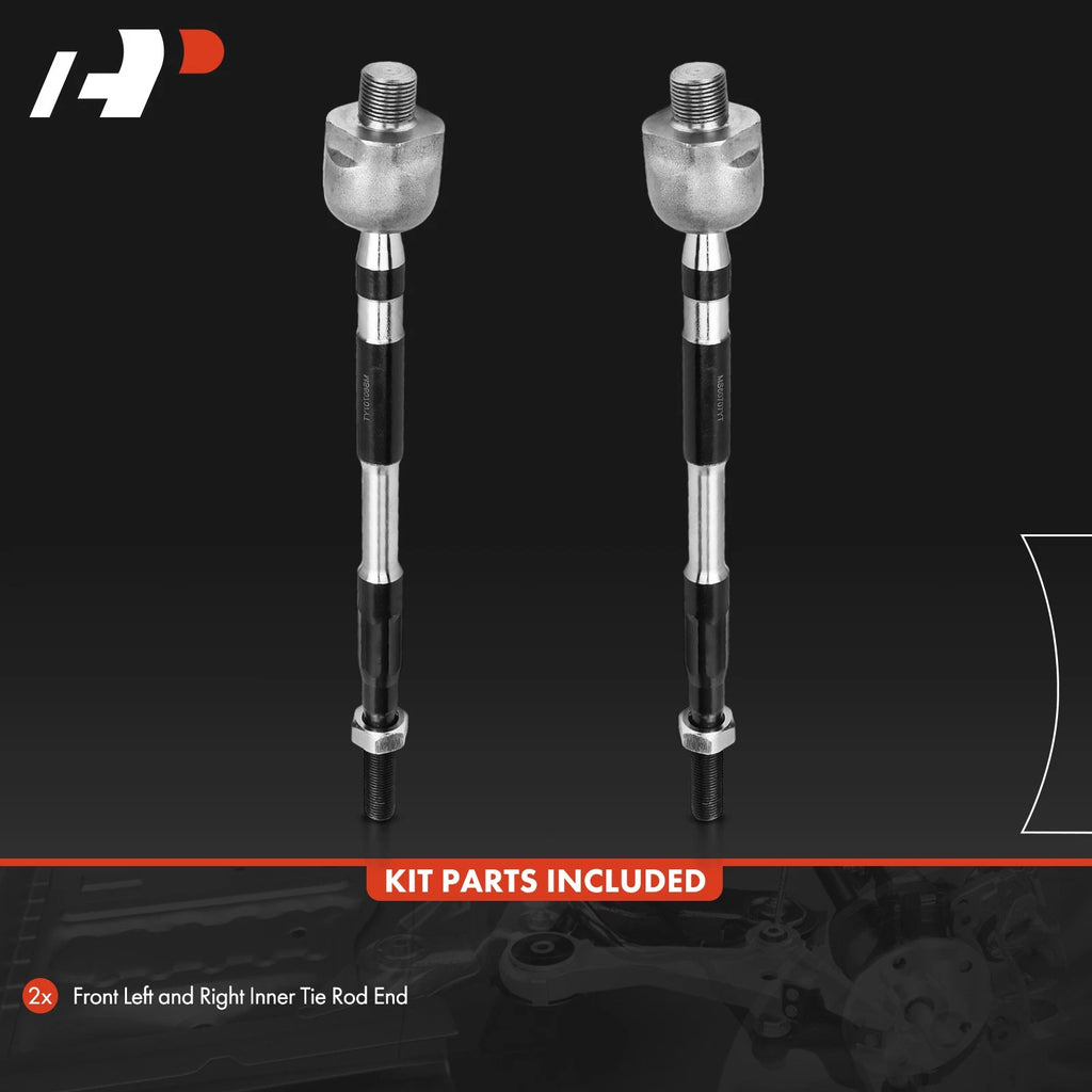 2X Front Inner Tie Rod End for Honda Ridgeline (2006-2014)