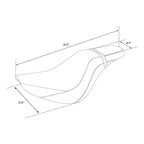 Driver Passenger Seat for Harley Softail FLHC (2018-2025)