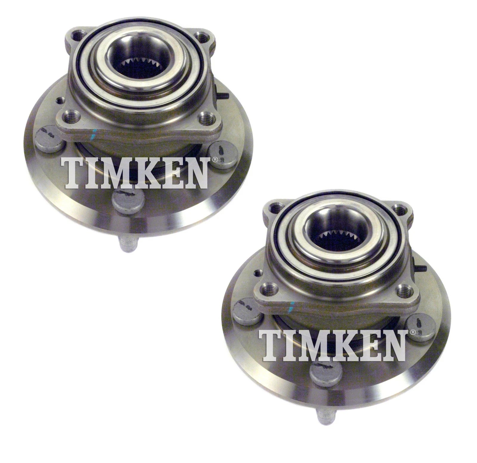 Set of 2 Rear Timken Wheel Bearing & Hub Kit for Chevy Equinox GMC Terrain (FWD)