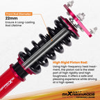 Adjustable Coilovers Lowering Kit for Subaru WRX STI (2008-2014)