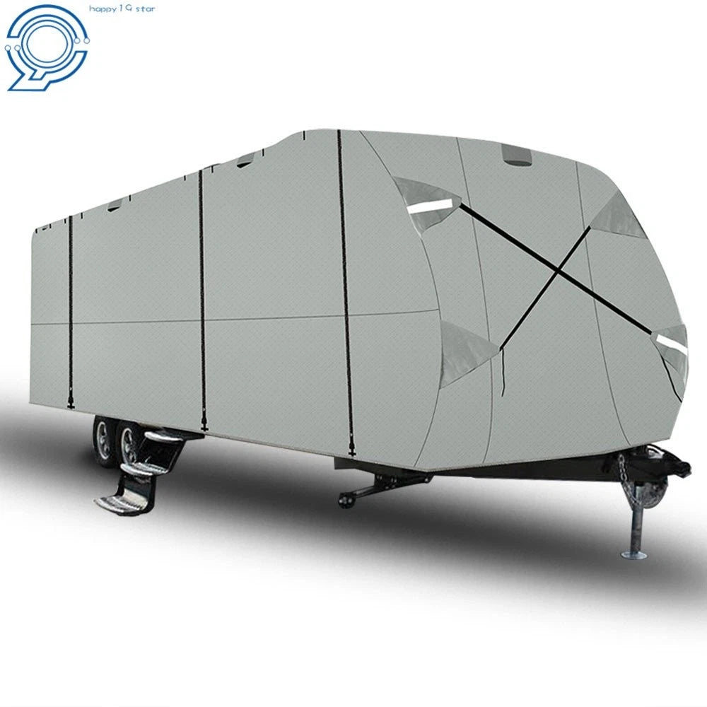 Waterproof Anti-UV RV Cover for 18'-33' Travel Trailer (Non-Woven Fabric)