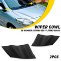 2X Windshield Wiper Side Cowl Cover Trim for Toyota Yaris (2006–2010)