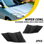 2X Windshield Wiper Side Cowl Cover Trim for Toyota Yaris (2006–2010)