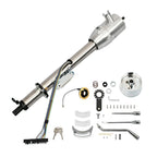 28" Stainless Steel Tilt Steering Column w/ Key & 9 Bolt Adapter