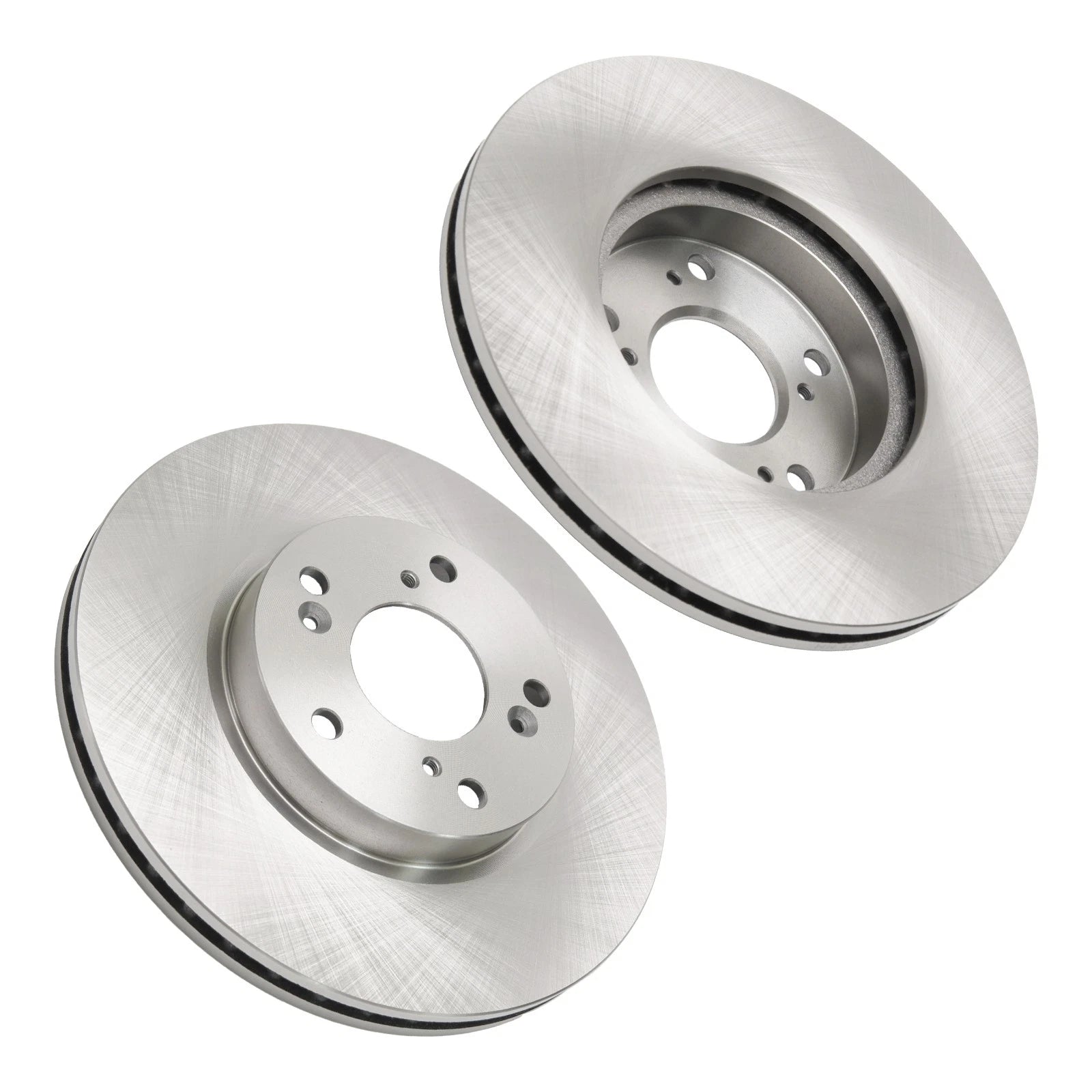 2PC Front Vented Disc Brake Rotors for Honda Accord 2.4L (2014–2016)