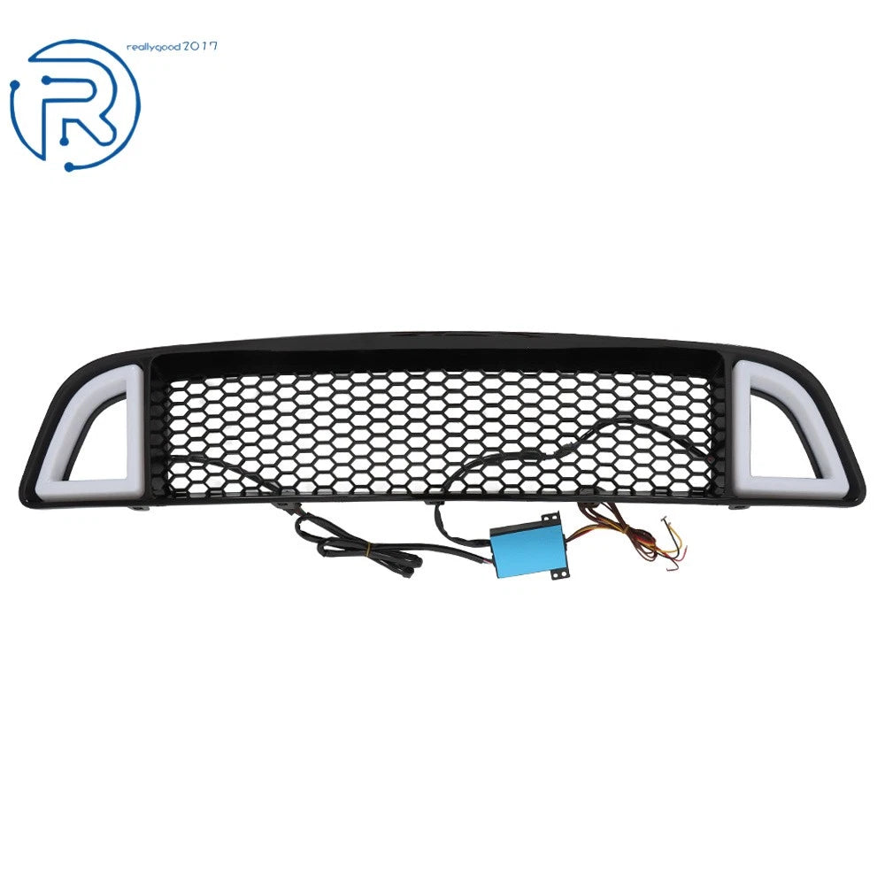 Front Bumper Upper Grille with DRL LED Light for Ford Mustang (2013-2014)