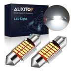 2X LED Festoon Dome/Map/Trunk Light Bulbs for AUXITO (31MM DE3175)