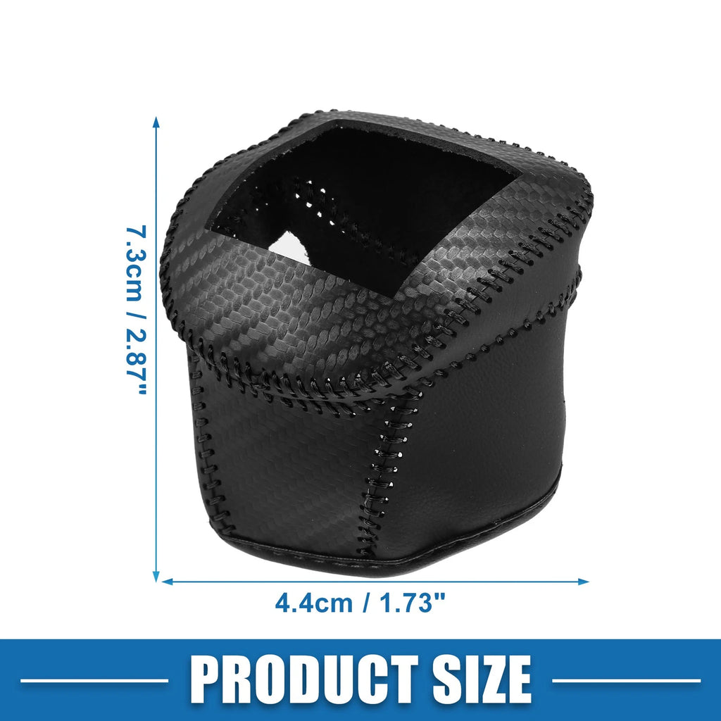 Gear Shifting Knob Cover Trim for Nissan Rogue (2021–2023) PU Leather Black