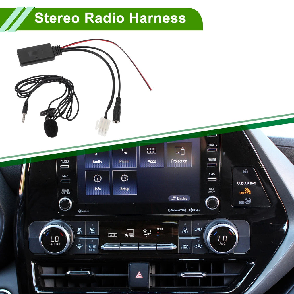 Stereo Radio Harness for Honda GL1800 (2001–2017) with Microphone