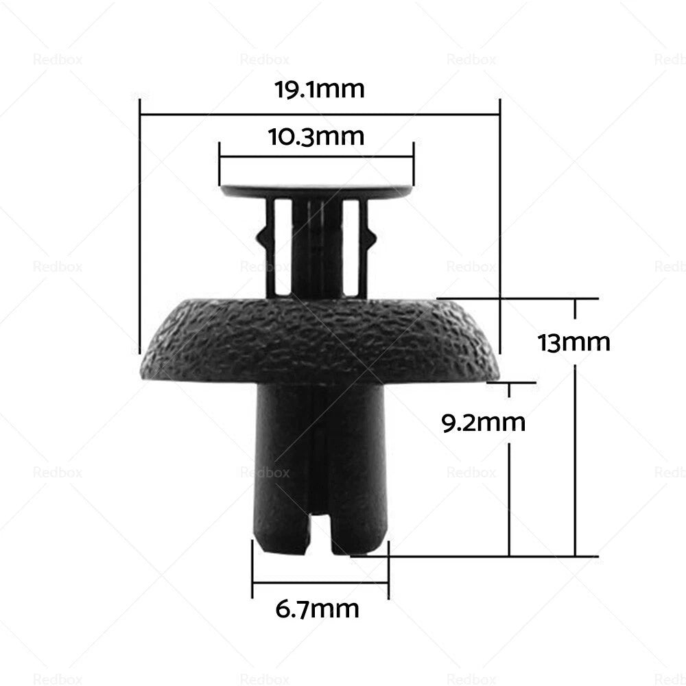 10x Engine Cover Clip Radiator Support Clip for Toyota LandCruiser 200 (2008–2021)