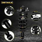 Set of 2 Rear Complete Struts with Spring for Ford Expedition Lincoln Navigator