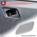 Front Left Washer Nozzle Cover Cap for Subaru Forester (2016–2018) Silver Tone