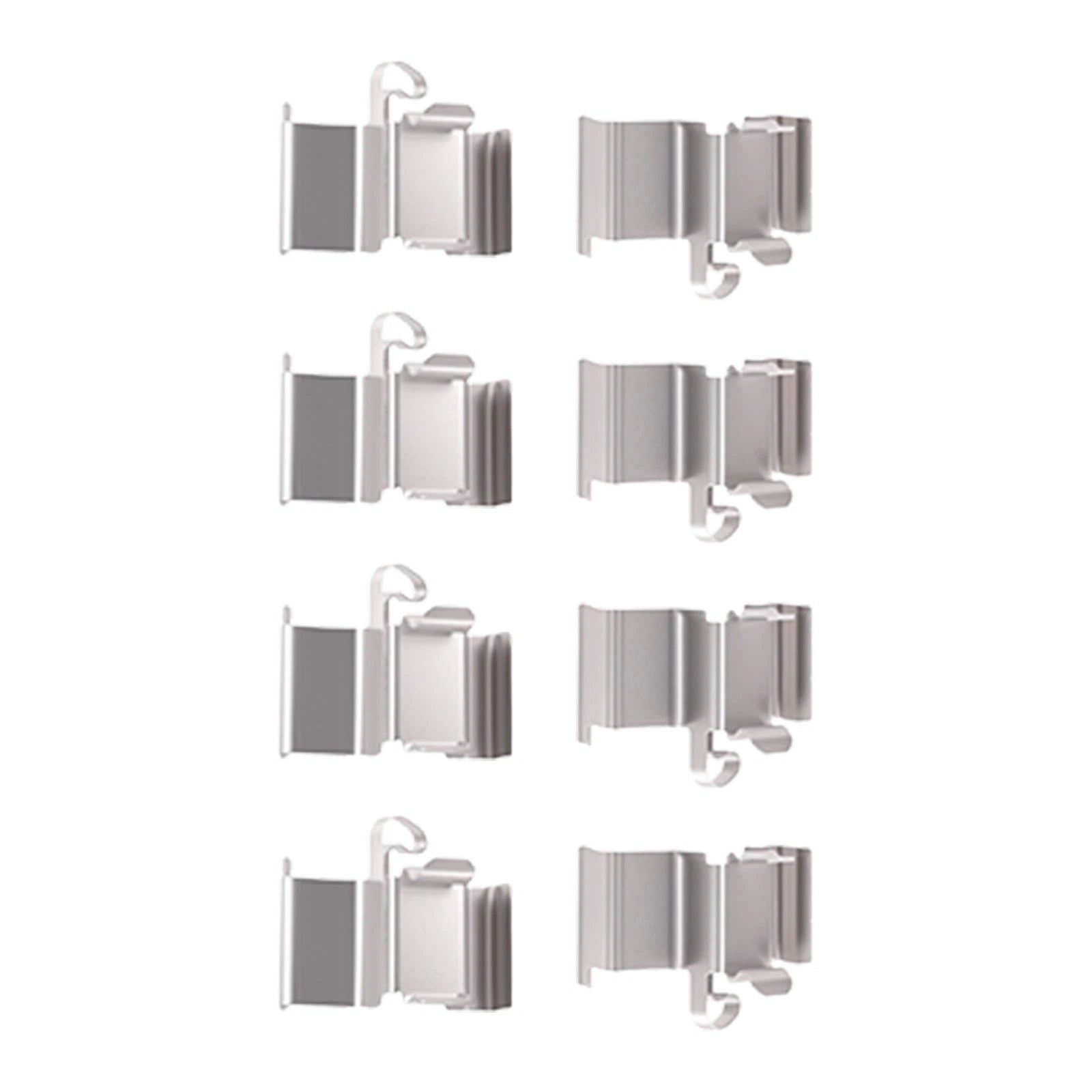 8pcs Ceramic Brake Pads Kit for Jeep Cherokee (2014–2022) w/Hardware