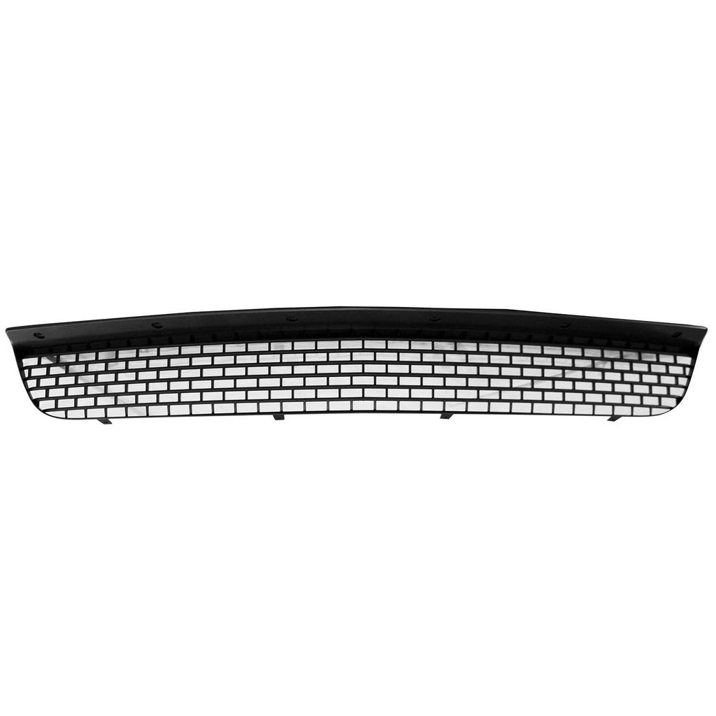 Replacement Black Plastic Front Center Bumper Cover Grille w/Or w/o Wide Body